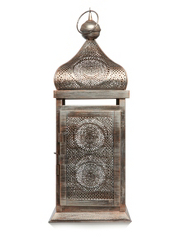 George Home Silver Moroccan Lantern